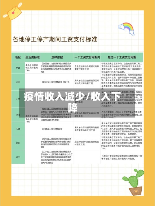 疫情收入减少/收入下降-第2张图片
