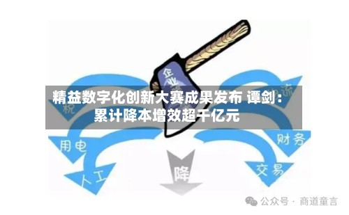 精益数字化创新大赛成果发布 谭剑：累计降本增效超千亿元