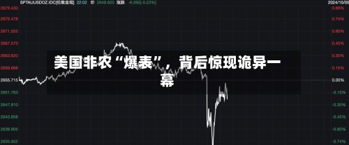 美国非农“爆表”，背后惊现诡异一幕-第3张图片