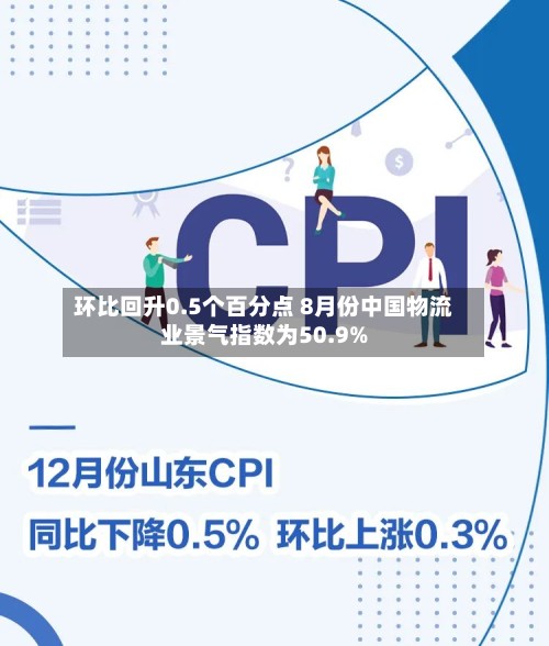 环比回升0.5个百分点 8月份中国物流业景气指数为50.9%-第2张图片